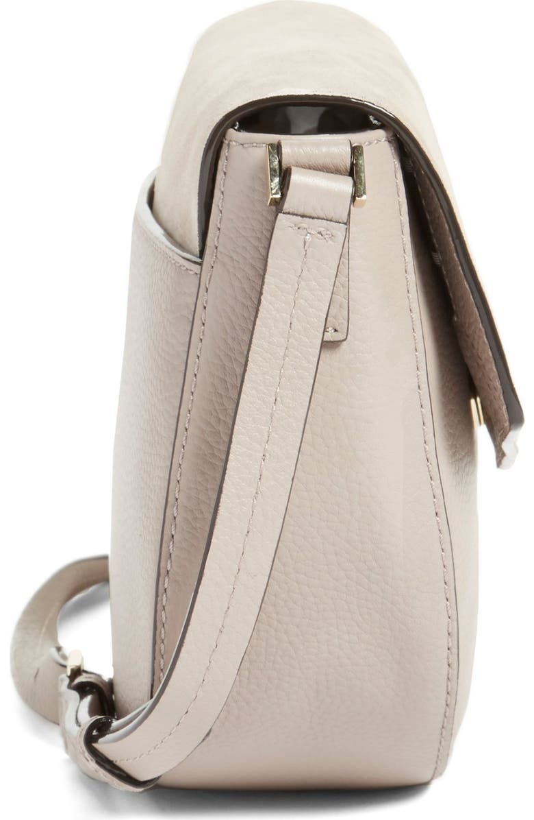 Kate Spade New York 'spencer court - lavinia' leather & suede crossbody bag, Alternate, color,