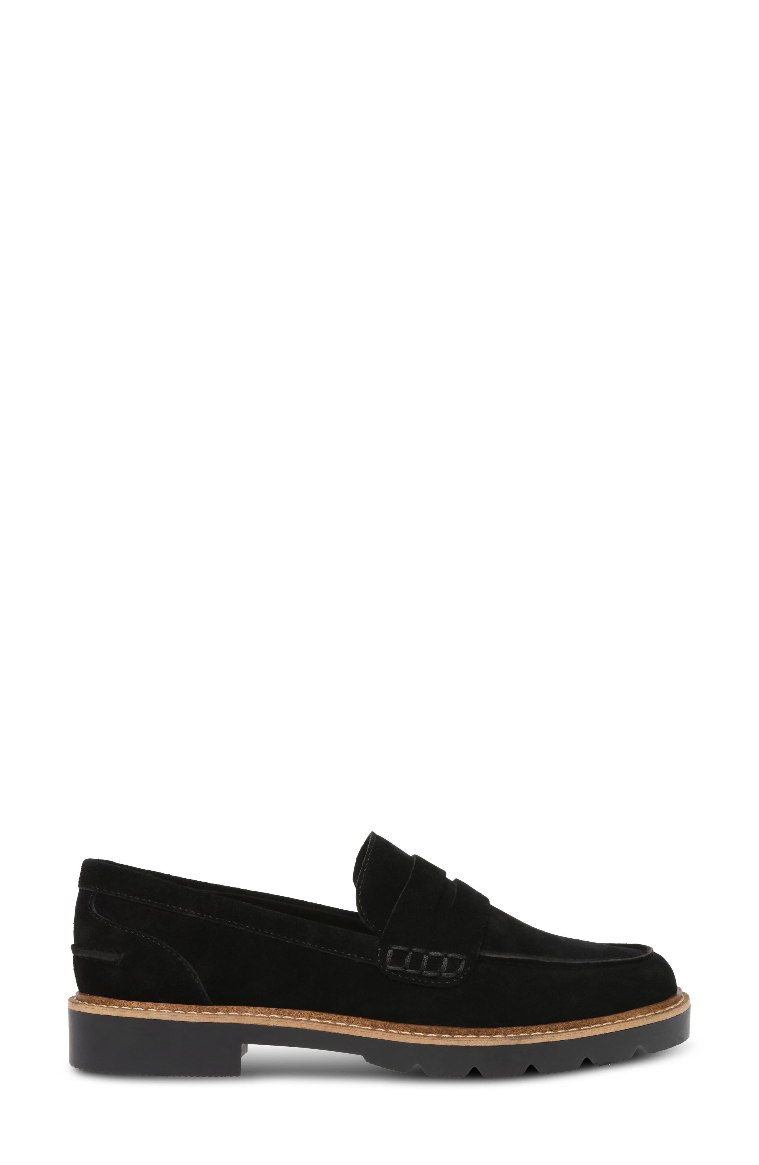 Anne Klein Emmylou Penny Loafer, Alternate, color, Black