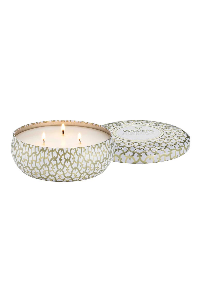 Eucalyptus & White Sage 3-Wick Tin Candle, Alternate, color, EUCALYPTUS