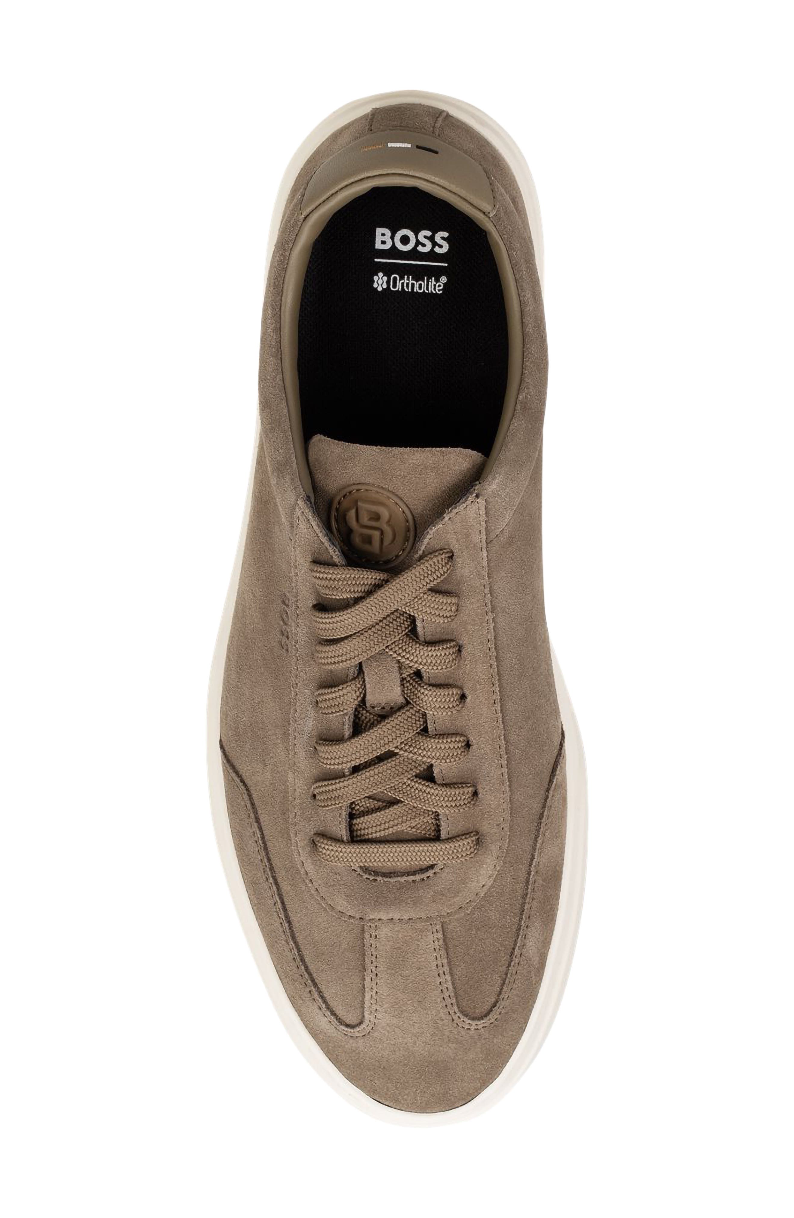 BOSS Kieren Low Top Sneaker, Alternate, color, Dark Green