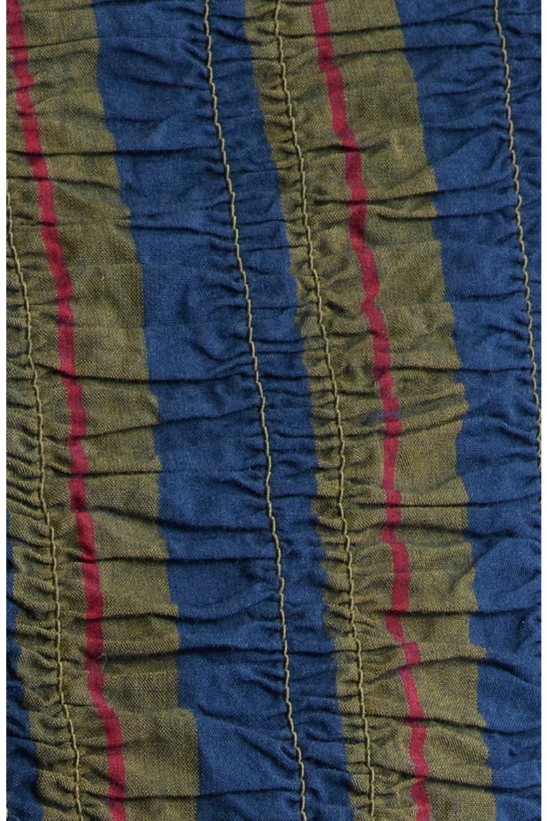 Sienna Stripe Organic Cotton Dress, Alternate, color, BLUE/ GREEN MULTI