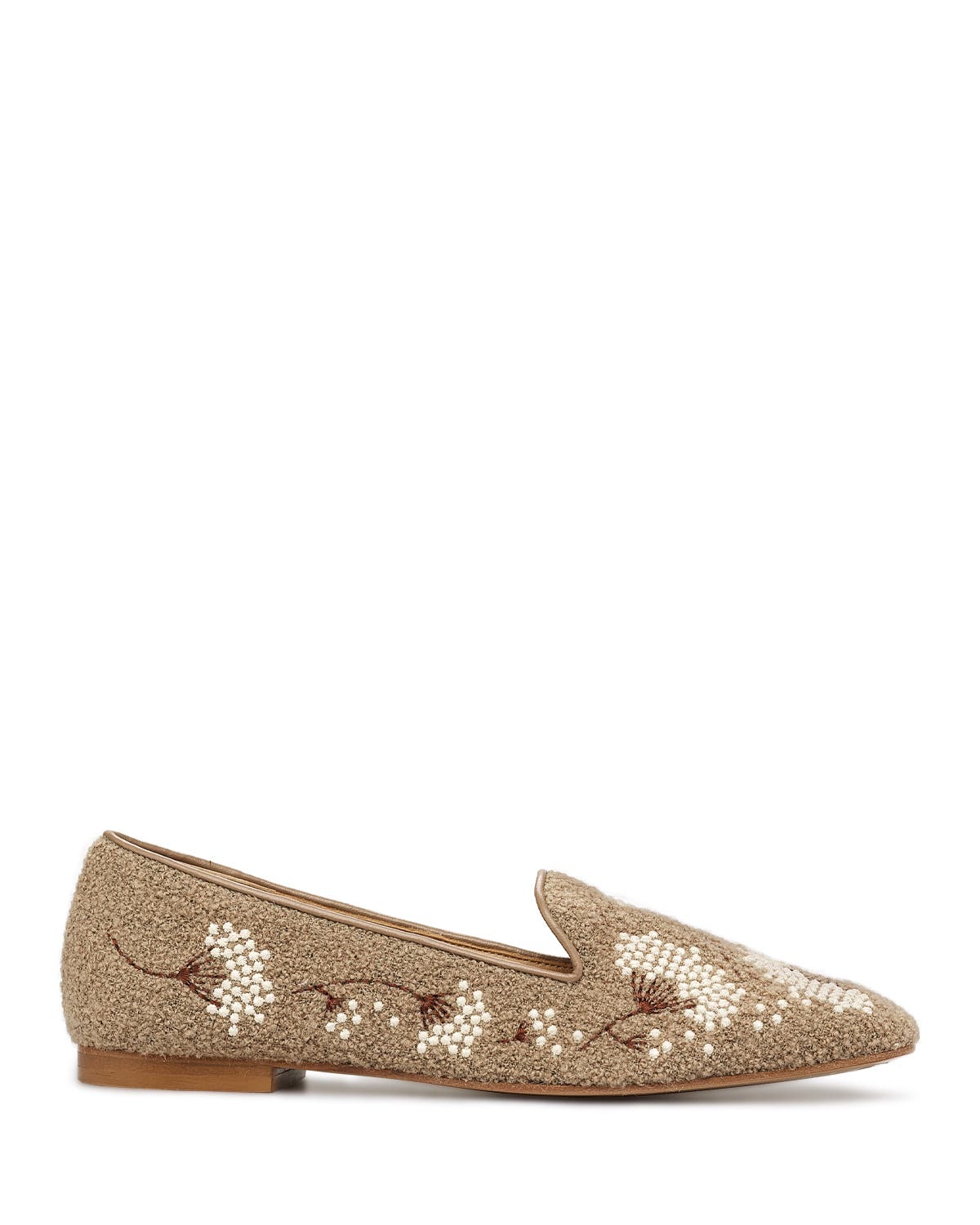 Alea Smoking Slipper, Main, color, Beige