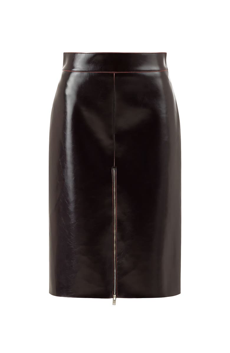 Nocturne Faux Leather Pencil Skirt, Alternate, color, 