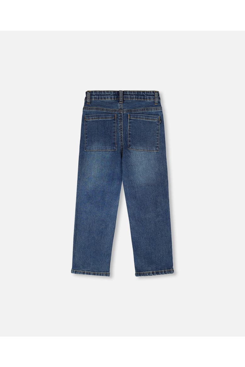 Soft Stretch Jeans Denim, Alternate, color, Navy Blue Denim