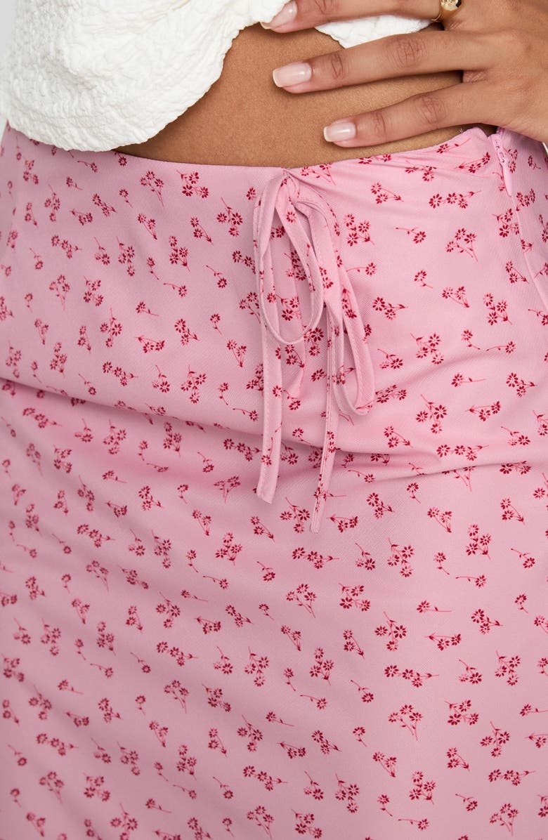 Princess Polly Gorgina Floral Tie Side Maxi Skirt, Alternate, color, Pink Multi