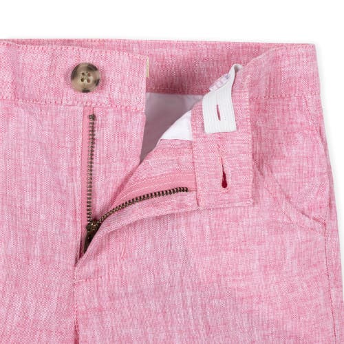 Hope & Henry Boys' Linen Short, Toddler In Rose Linen