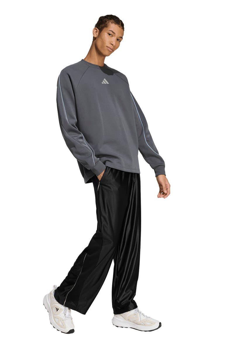 adidas Stadium Crewneck Sweatshirt, Alternate, color, Grey Six/ Ch Solid Grey