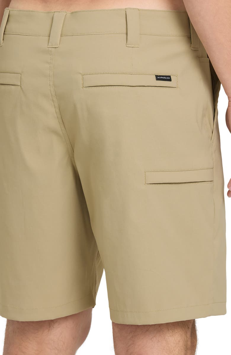 Quiksilver Fairway Flat Front Golf Shorts, Alternate, color, Twill