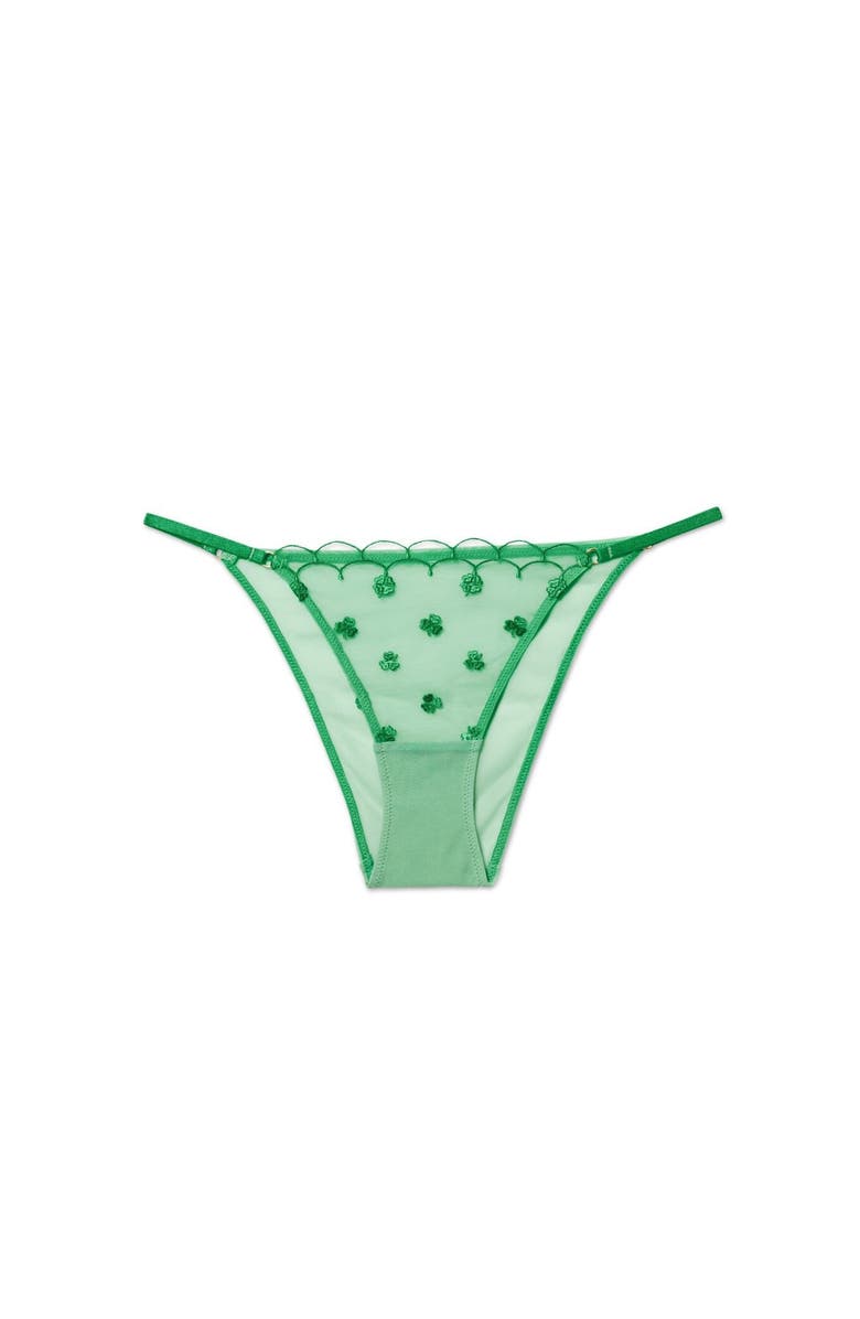 Adore Me Bettie Brazilian Panties, Alternate, color, Medium Green