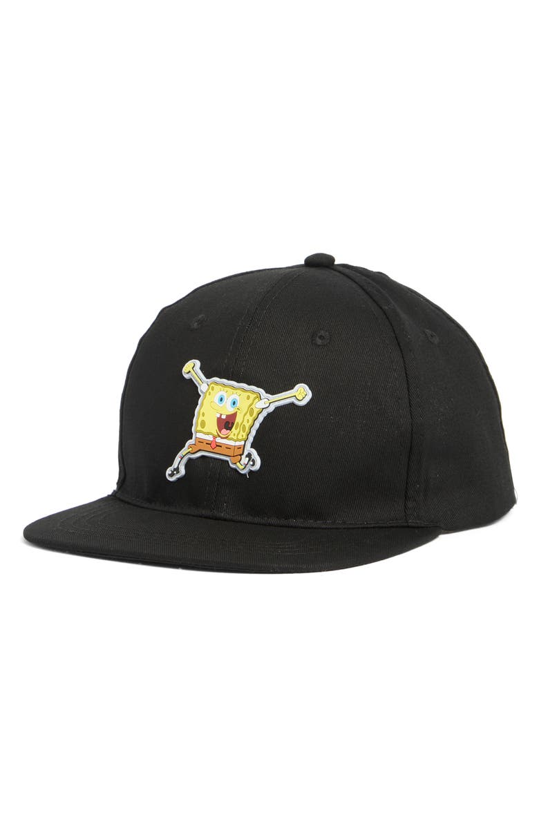 USPA ACCESSORIES Kids' Jumping Sponge Bob<sup>®</sup> Baseball Cap, Main, color, Black