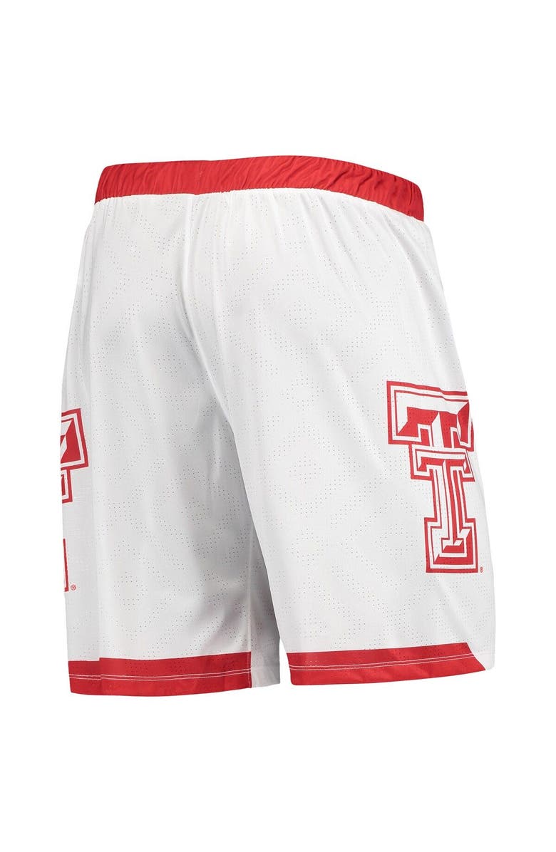 Under Armour Men's Under Armour White Texas Tech Red Raiders Alternate Replica Basketball Shorts, Alternate, color, White