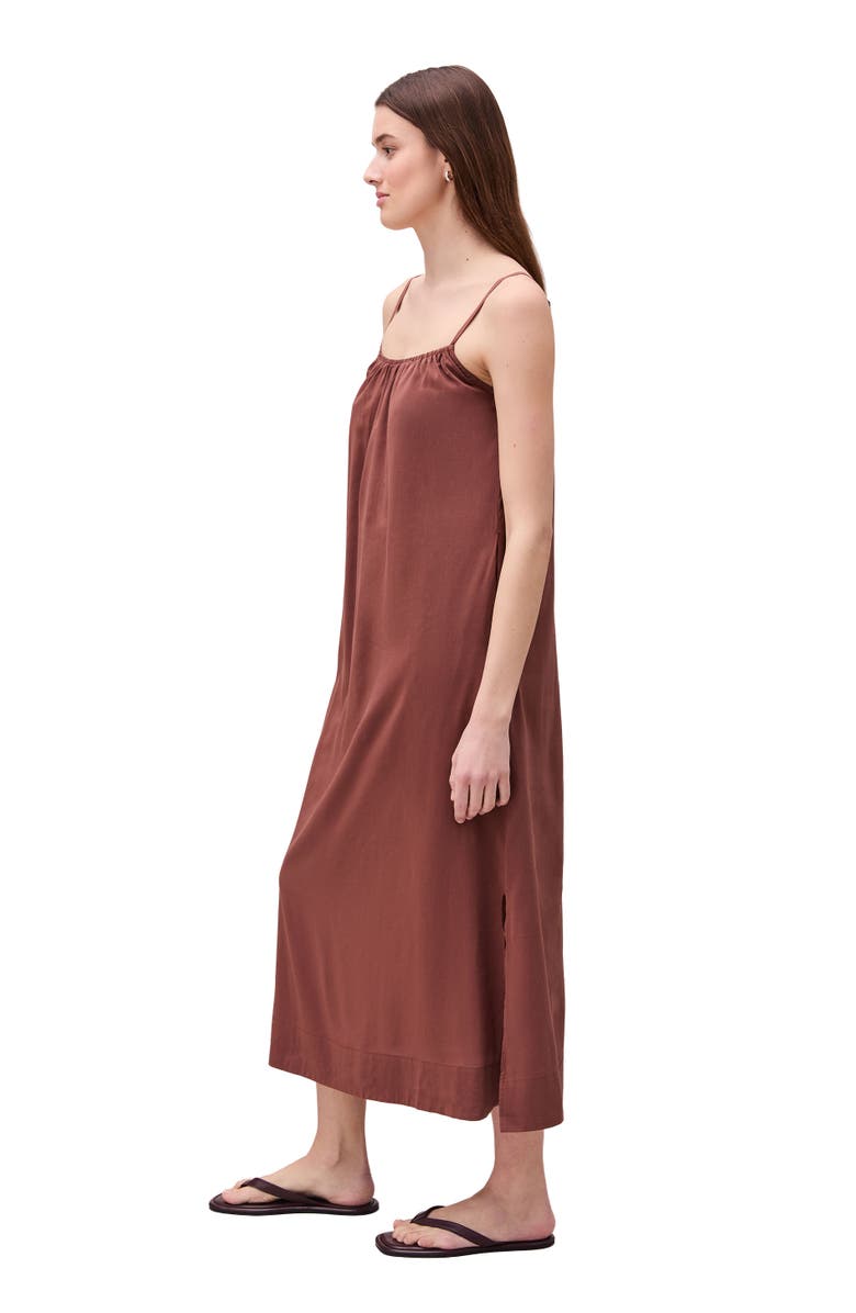 Richer Poorer Womens Breezy Cotton Dress, Alternate, color, Brunette