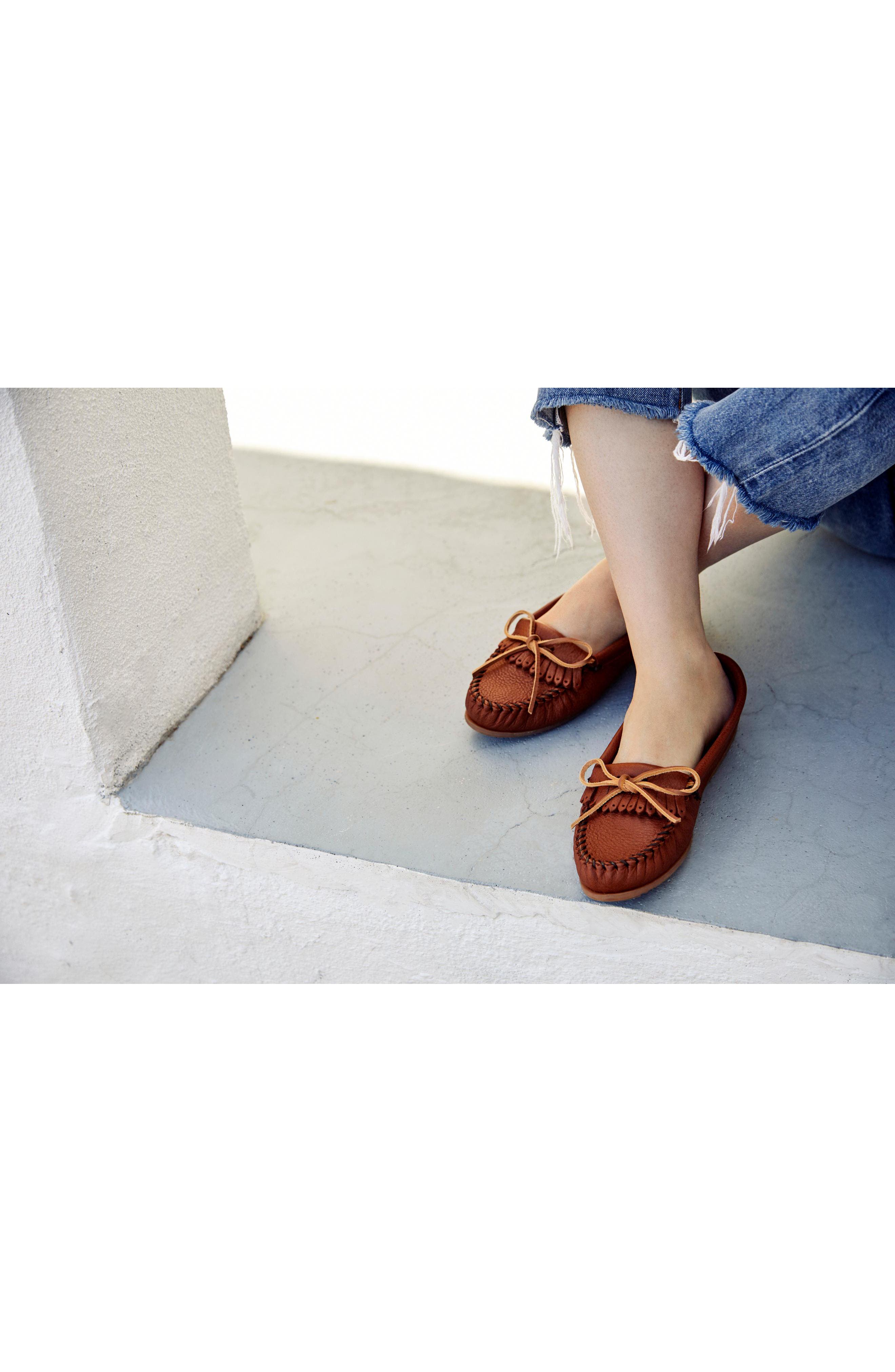 Kilty Driving Shoe, Alternate, color, CARMEL