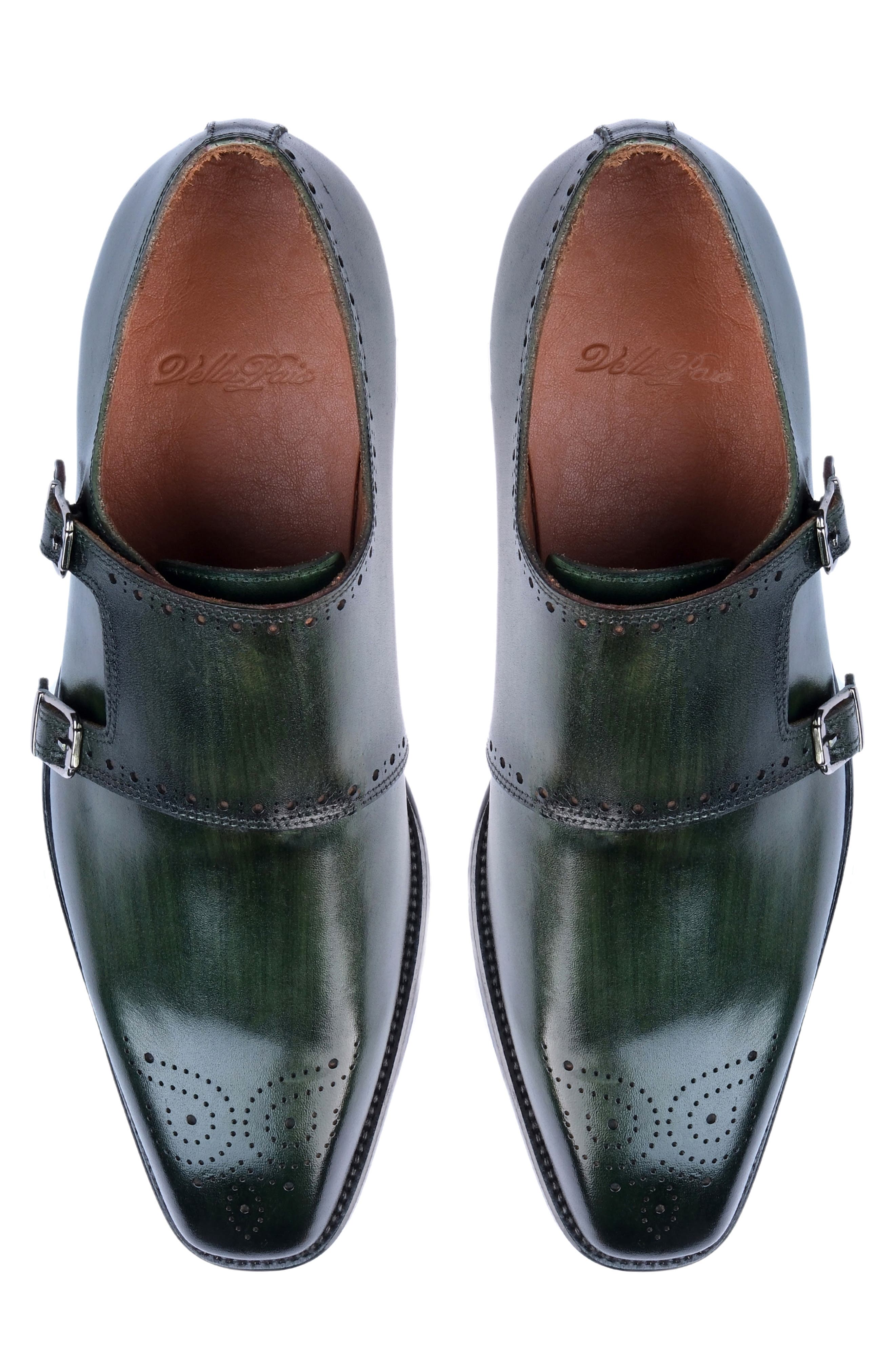 VELLAPAIS Dorchester Double Monk Strap Leather Loafer, Alternate, color, 