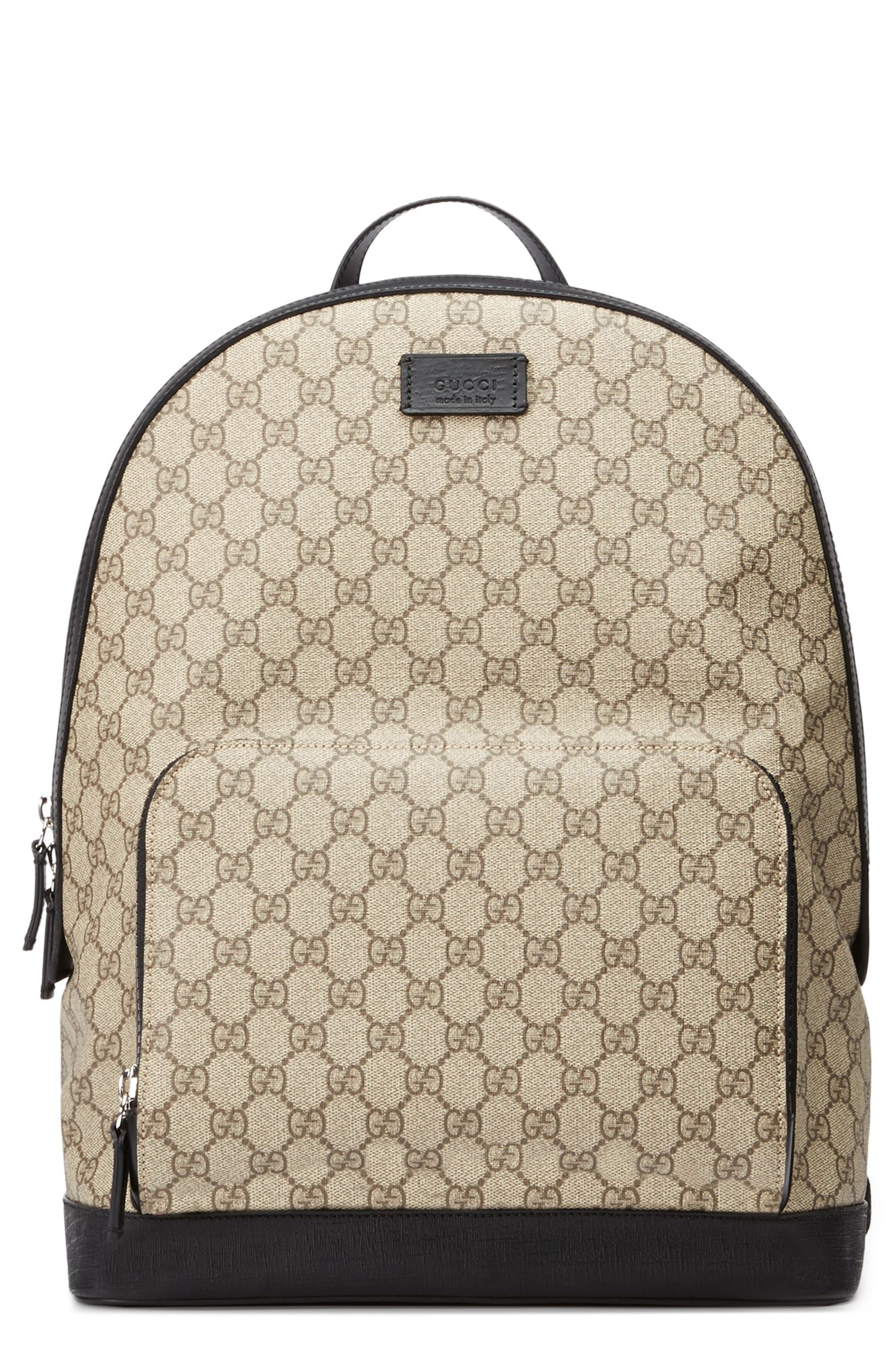Gucci Eden Canvas Backpack, Main, color, 