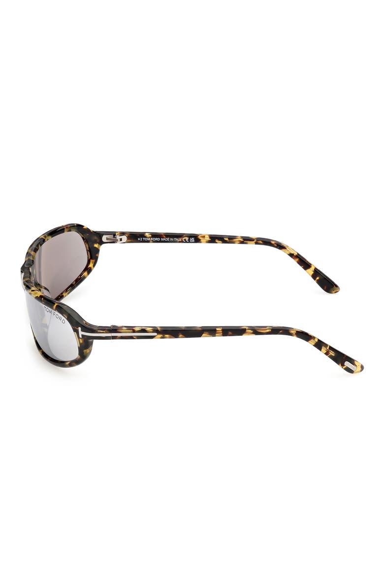 Addison-02 64mm Rectangular Sunglasses, Alternate, color, COLORED HAVANA SMOKE MIRROR