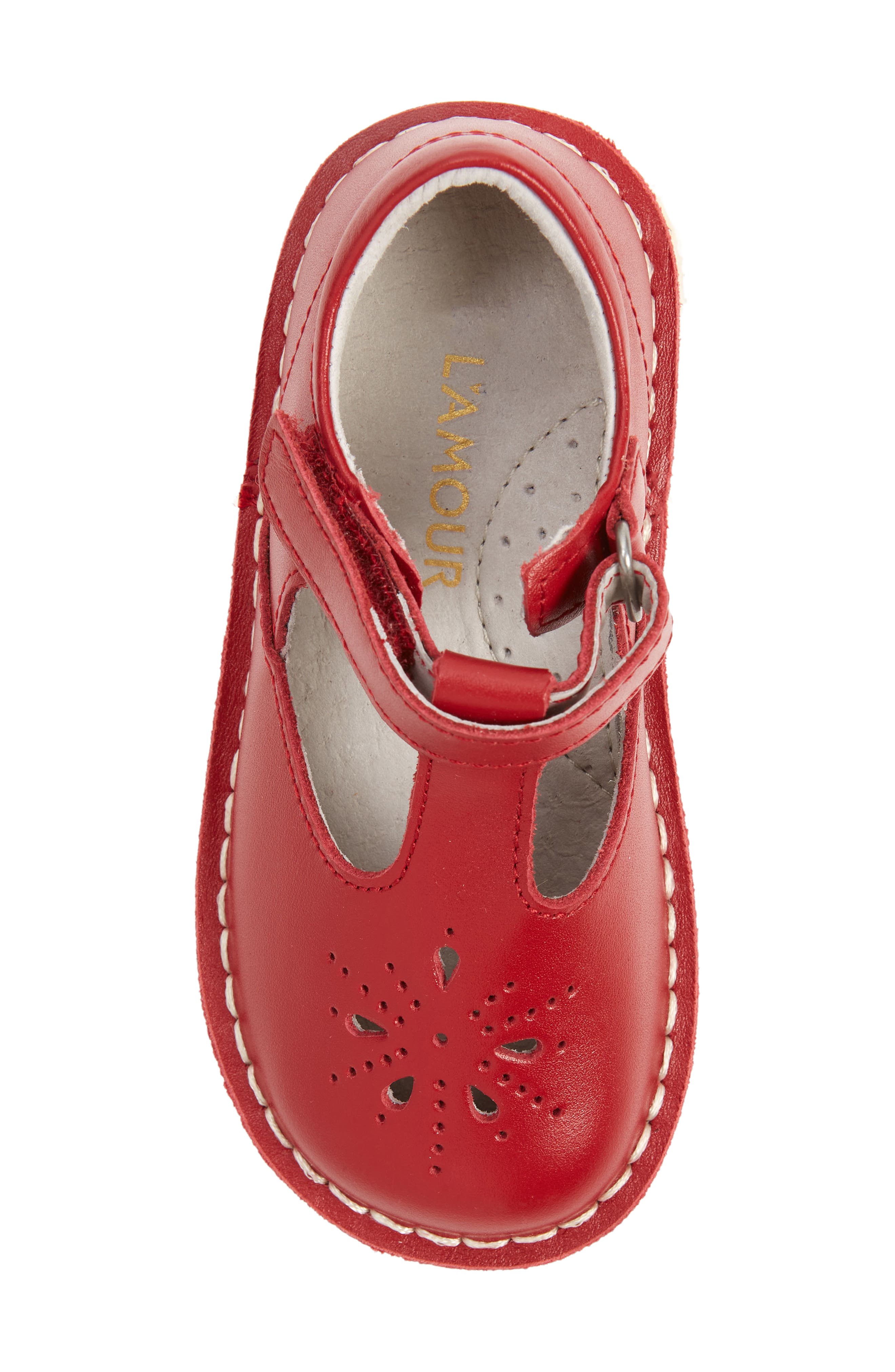 Alix Wedge Mary Jane, Alternate, color, RED
