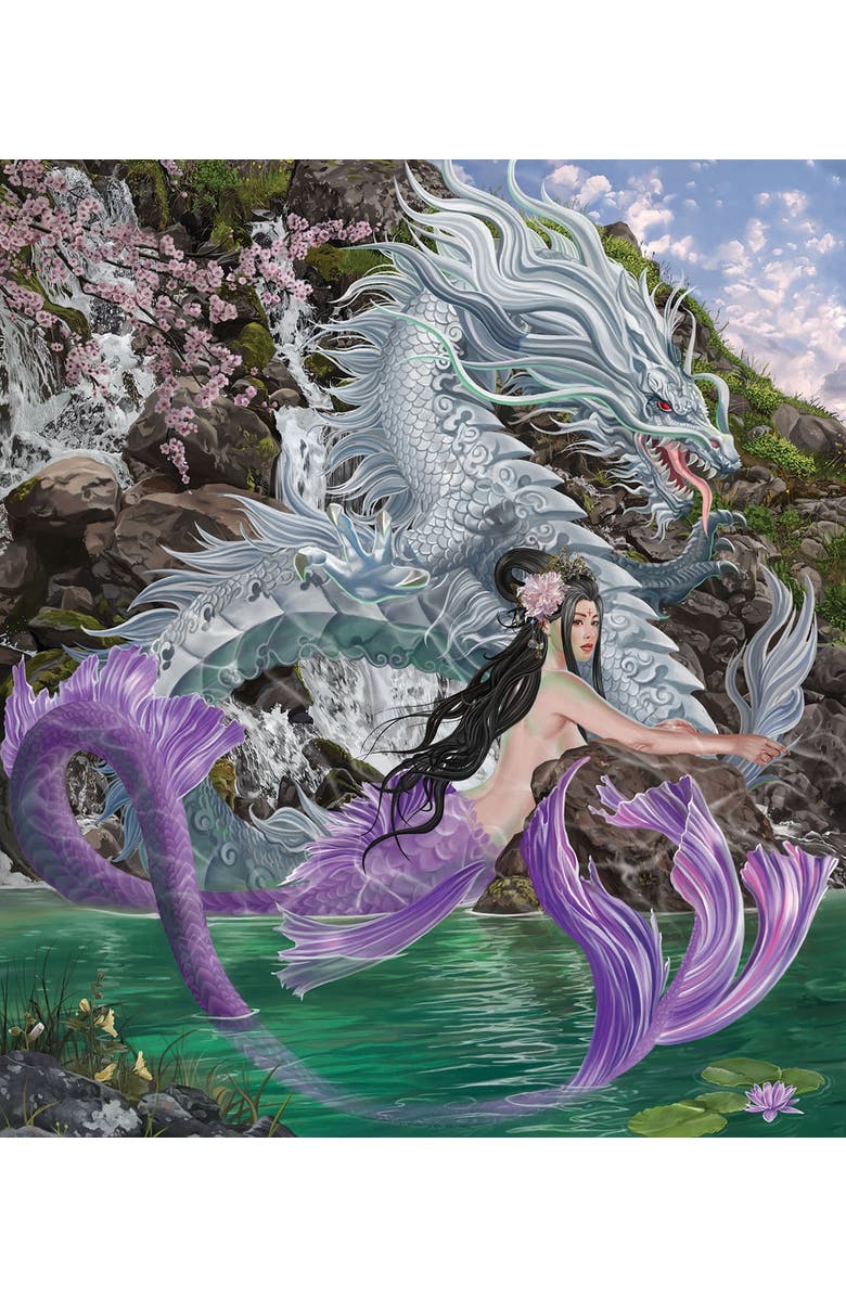 Sunsout Waterfalls of Jade 550 piece Jigsaw Puzzle for Adults, Alternate, color, Multicolor