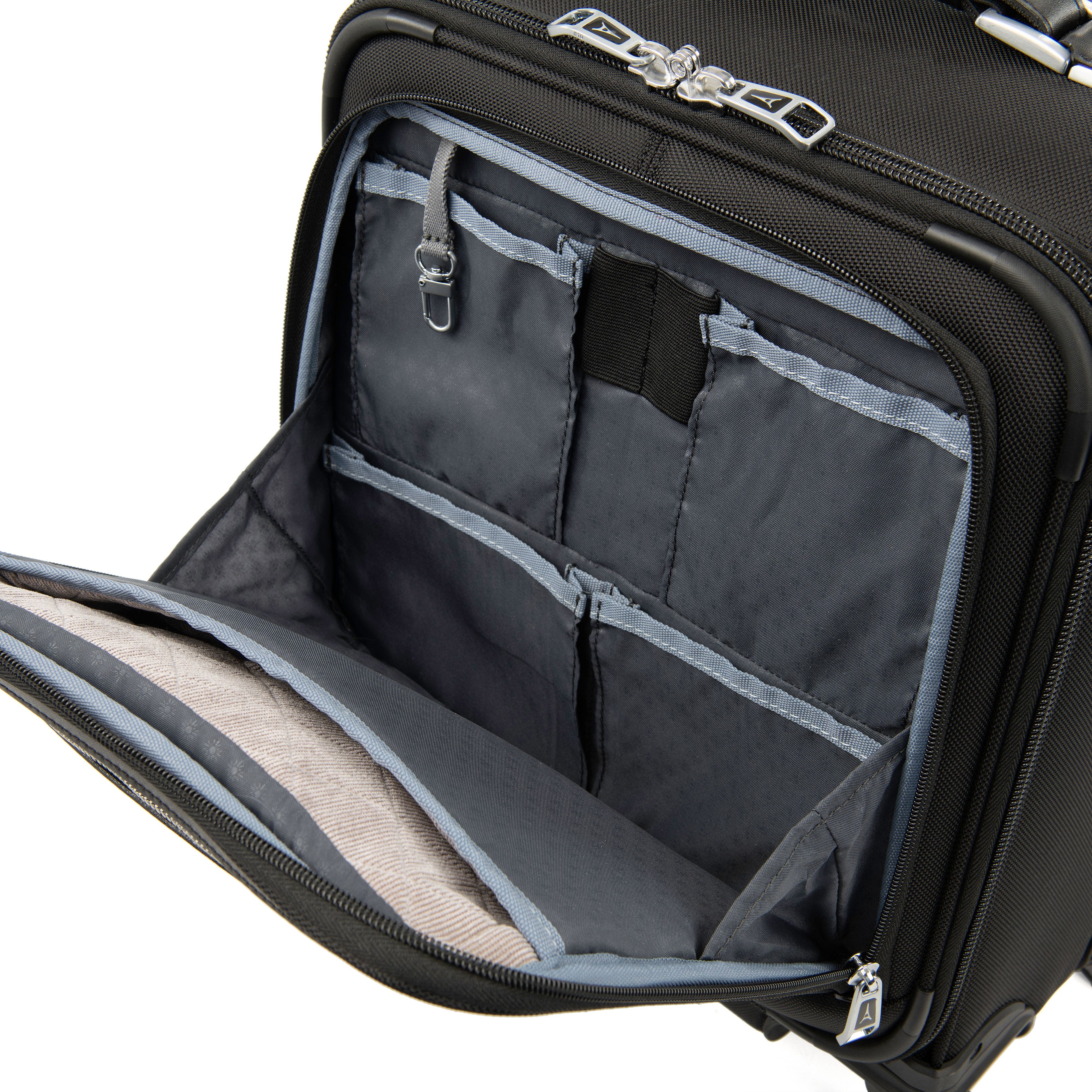 TRAVELPRO Platinum Elite Underseat Spinner Tote Bag with USB Port, Alternate, color, Shadow Black