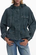 Desigual Hooded Denim Jacket