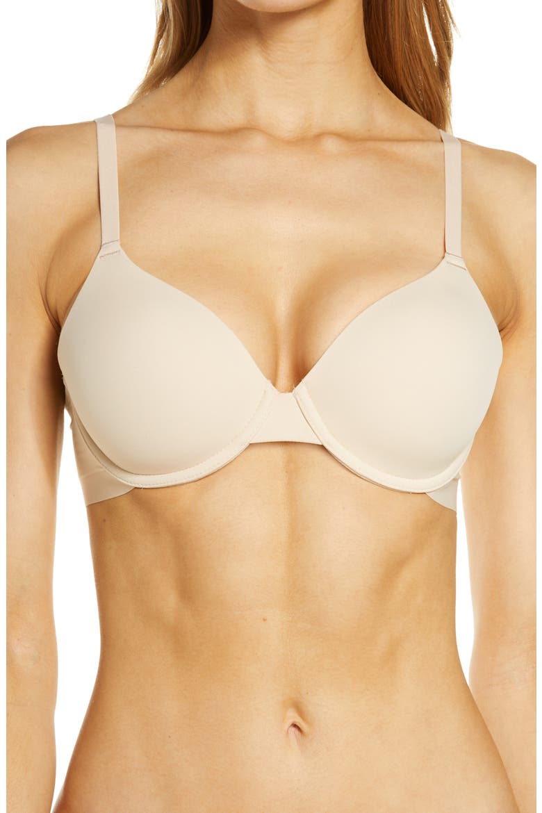 Comfort First Underwire T-Shirt Bra, Main, color, SAND
