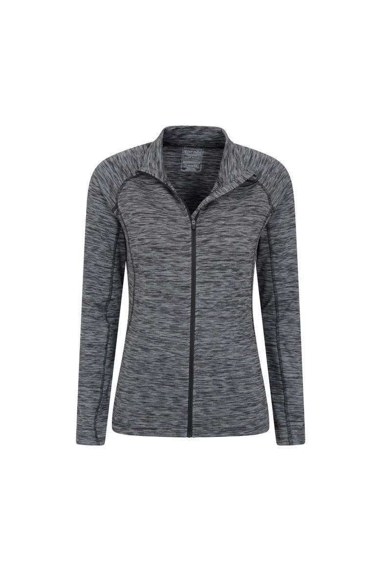 Bend & Stretch Full Zip Midlayer, Alternate, color, Black