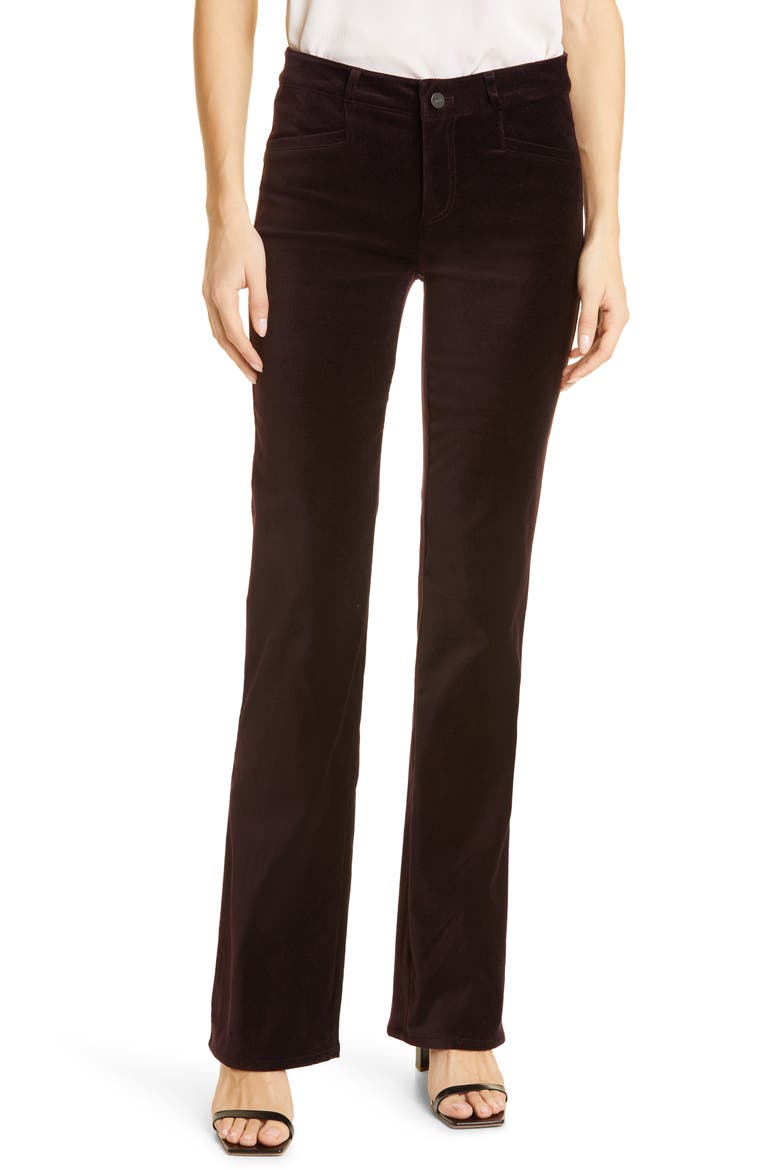 Sloane SLim Bootcut Jeans, Main, color, BLACK CHERRY
