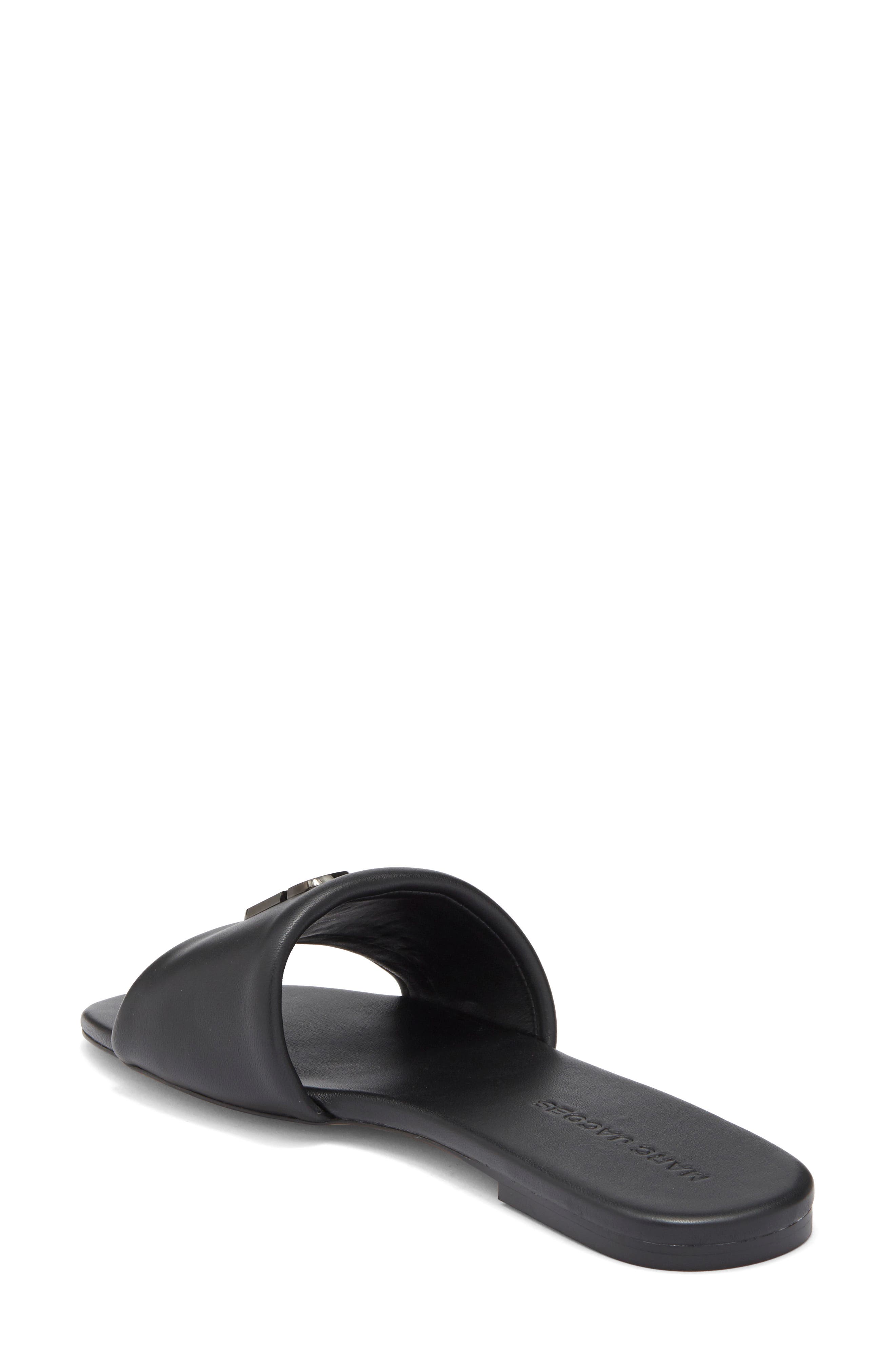 Marc Jacobs The Snapshot Slide Sandal, Alternate, color, Black