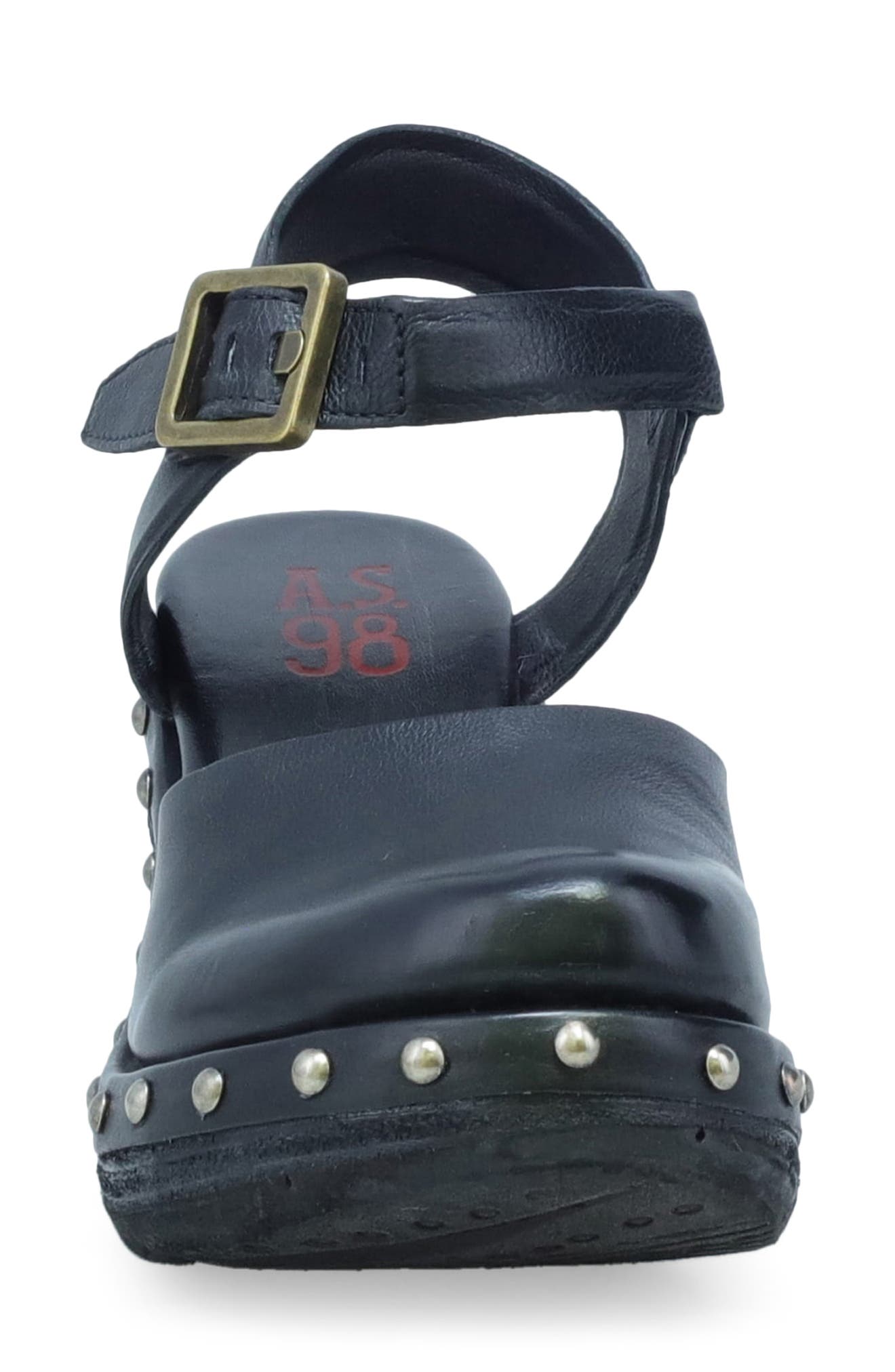 A.S.98 Pietro Studded Wedge Pump, Alternate, color, 