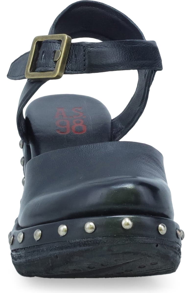 A.S.98 Pietro Studded Wedge Pump, Alternate, color,