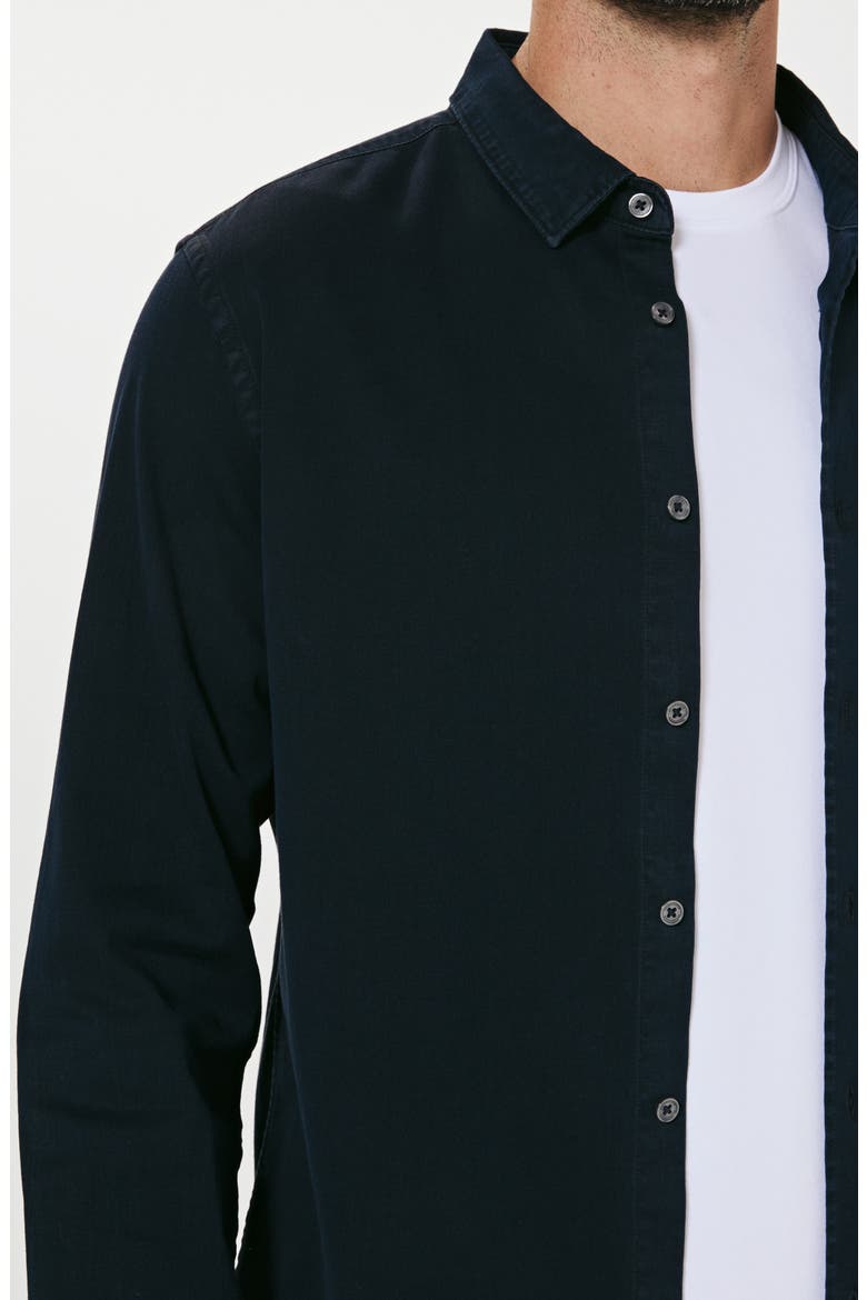 Bozeman Stretch Denim Button-Up Shirt, Alternate, color, OCEAN