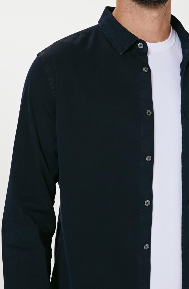 7 Diamonds Bozeman Stretch Denim Button-Up Shirt, Alternate, color, Ocean