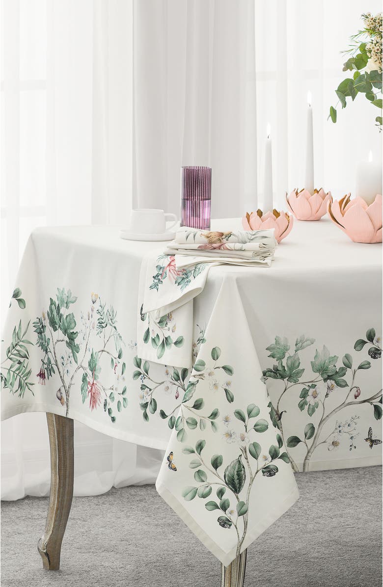 Togas Alfabia Tablecloth, Alternate, color, White