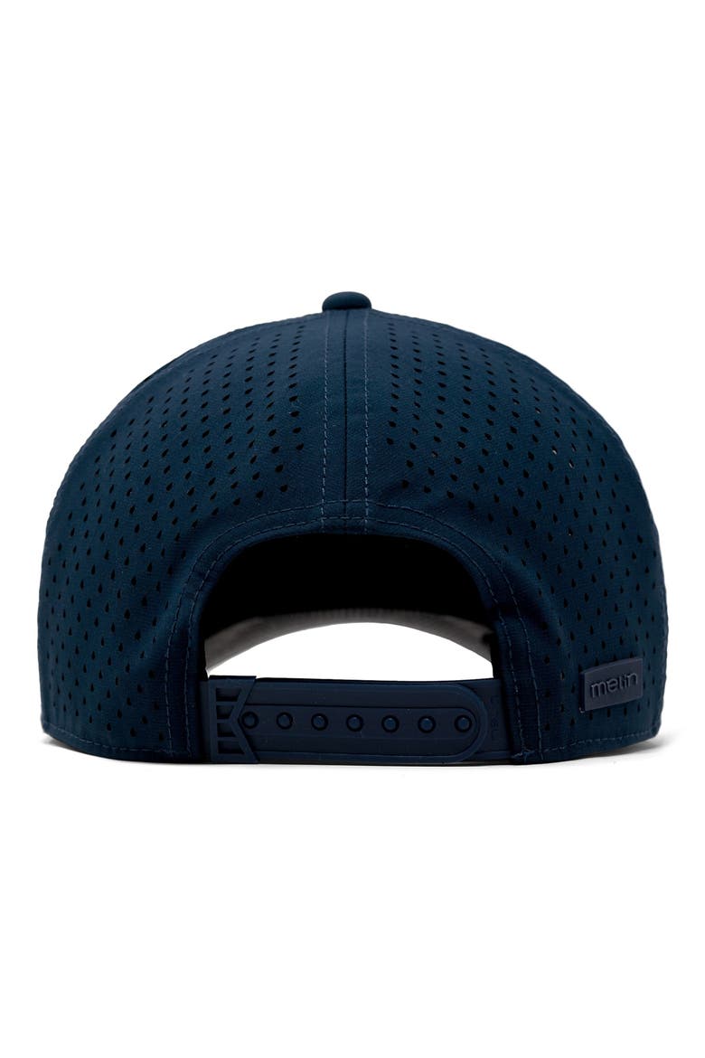 Odysea Stacked Hydro Performance Snapback Hat, Alternate, color, NAVY