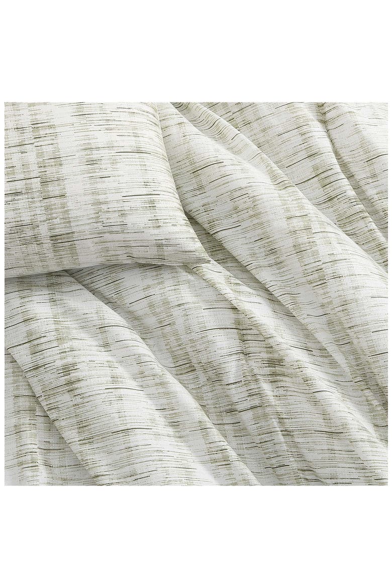 Weave Texture Duvet Cover & Shams Set, Alternate, color, LIGHT GREEN