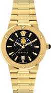 Versace Greca Logo Bracelet Watch, 38mm