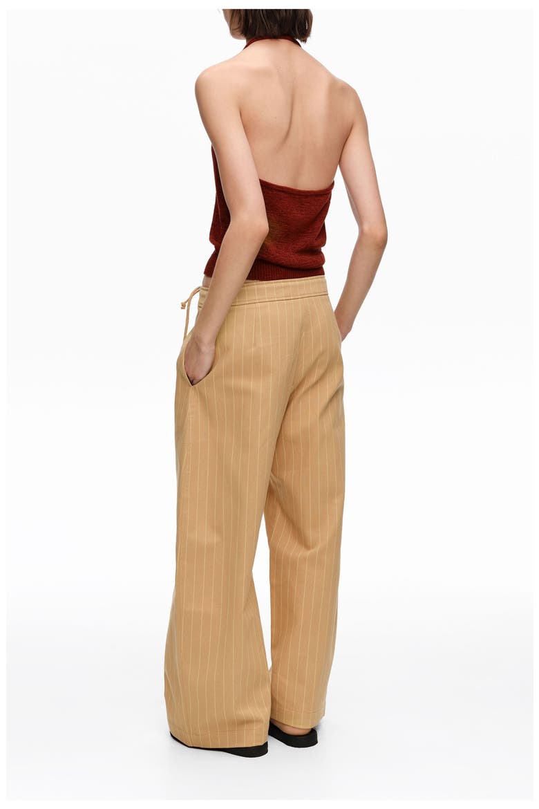 Halter Top With Stones, Alternate, color, BROWN