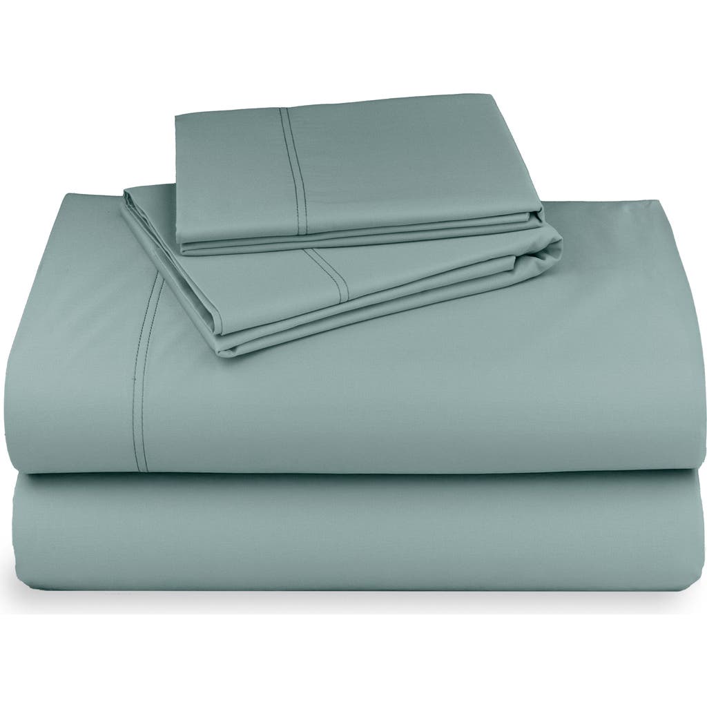 California Design Den Hotel Luxe 800 Thread Count 100% Cotton Sateen Sheet Set In Green