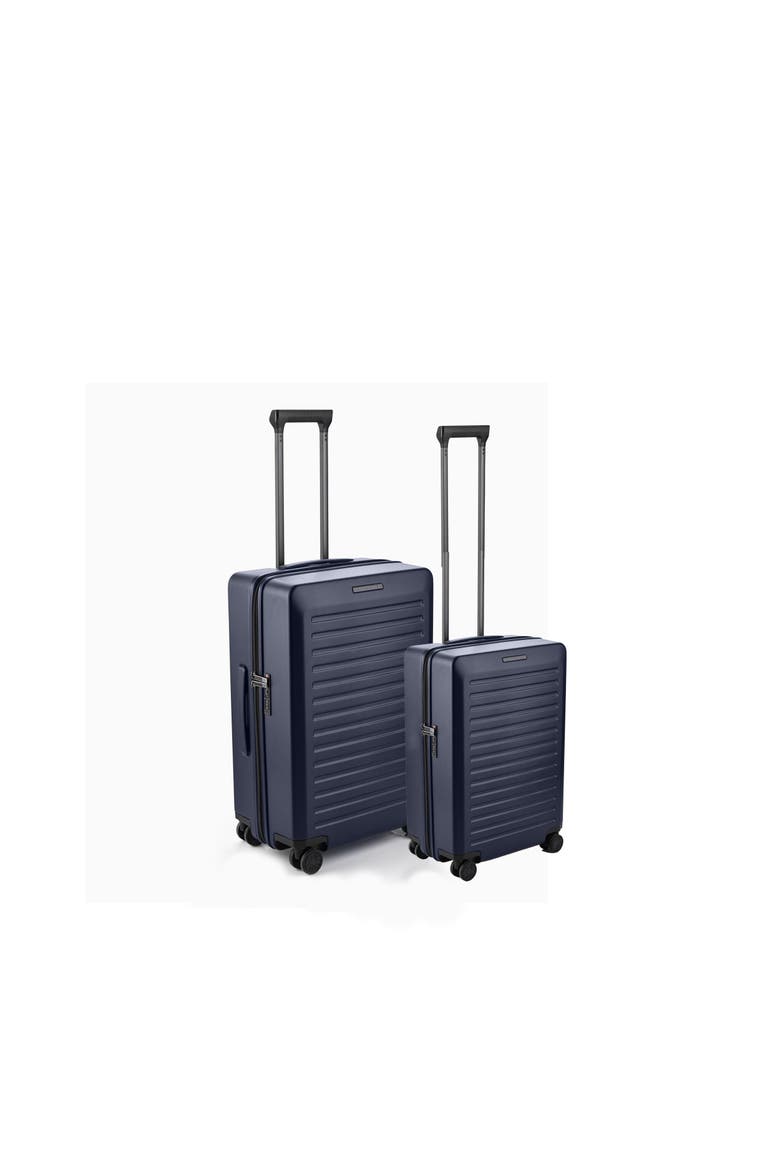Voyager Hardside (21"/30") 2 Piece Luggage Spinner Set, Main, color, Blue Matte