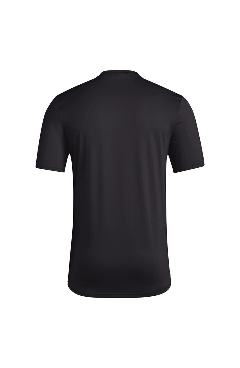 adidas Men's adidas Black Grambling Tigers Primary Locker Logo Pre-Game AEROREADY T-Shirt, Alternate, color, Black