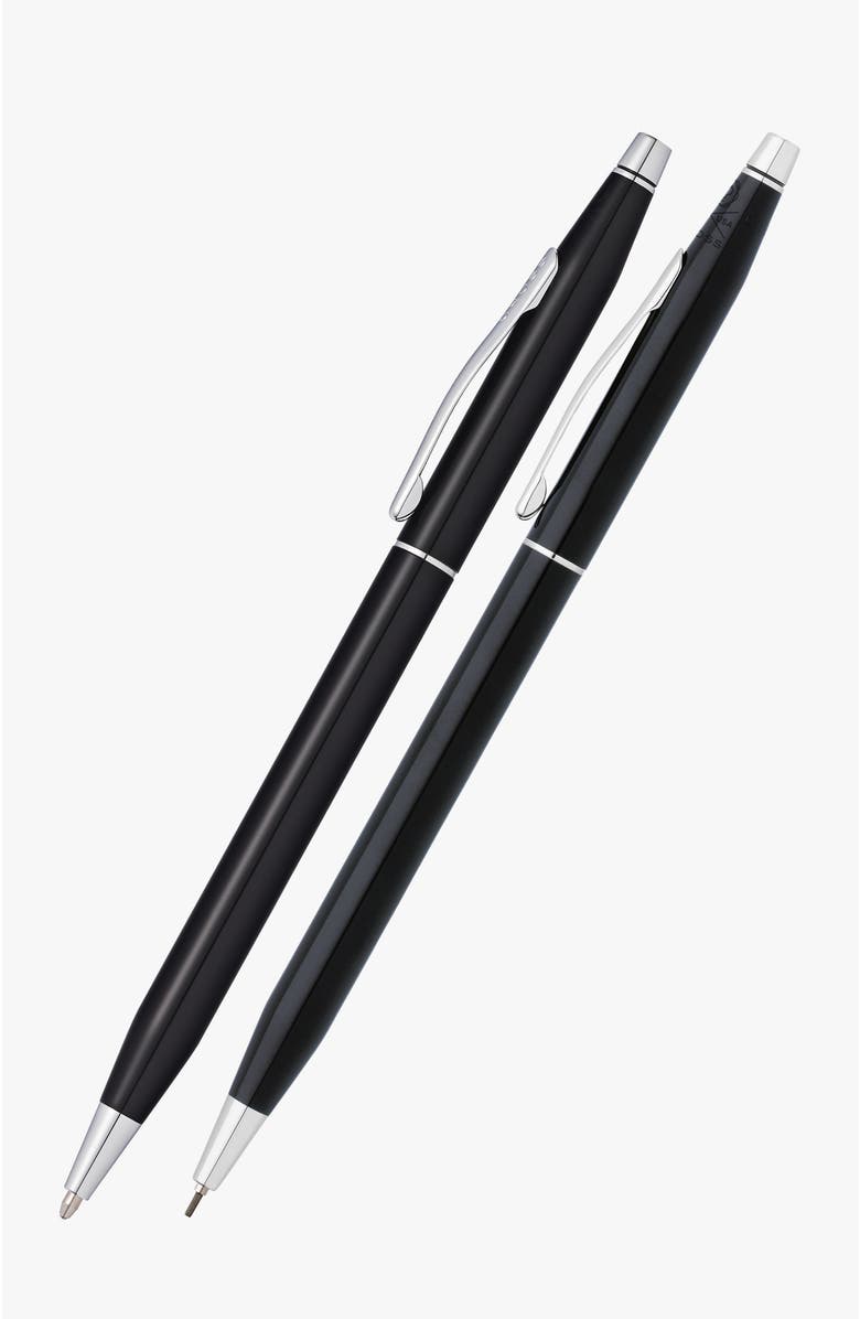 A.T. Cross Classic Century Pen and Pencil Set, Alternate, color, Black Lacquer