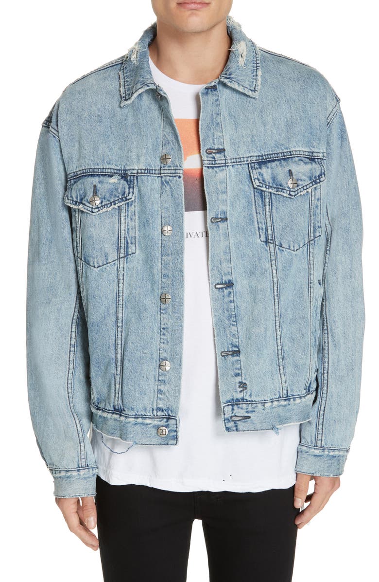 Ksubi Oh G Oversize Denim Jacket, Main, color, 