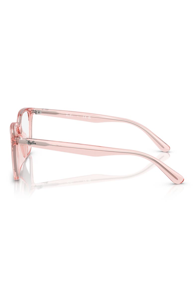 55mm Square Optical Glasses, Alternate, color, PINK