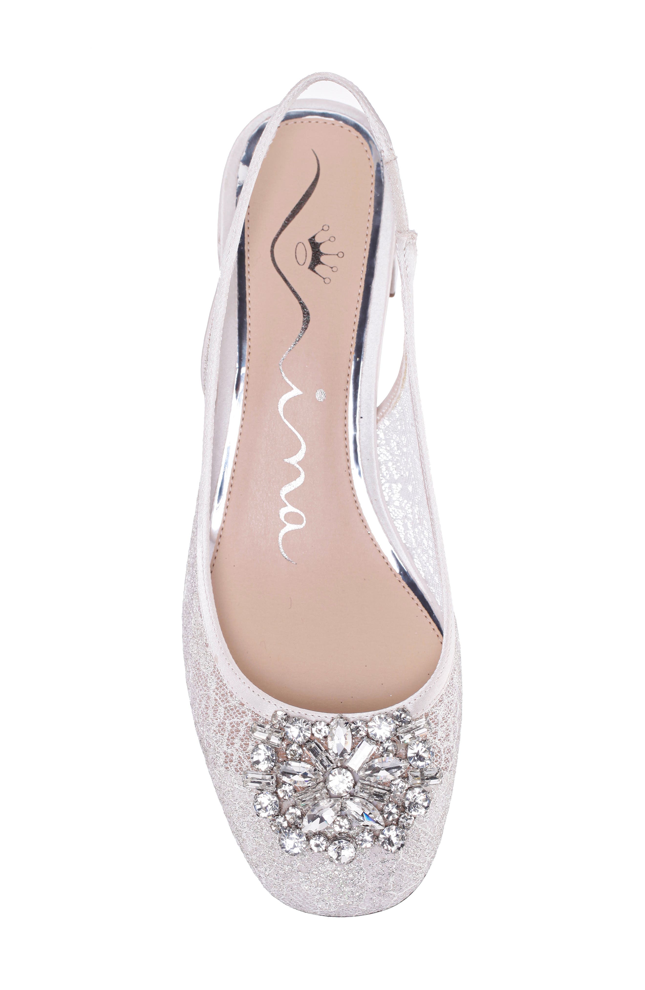 Nina Klara Slingback Pump, Alternate, color, Ivory