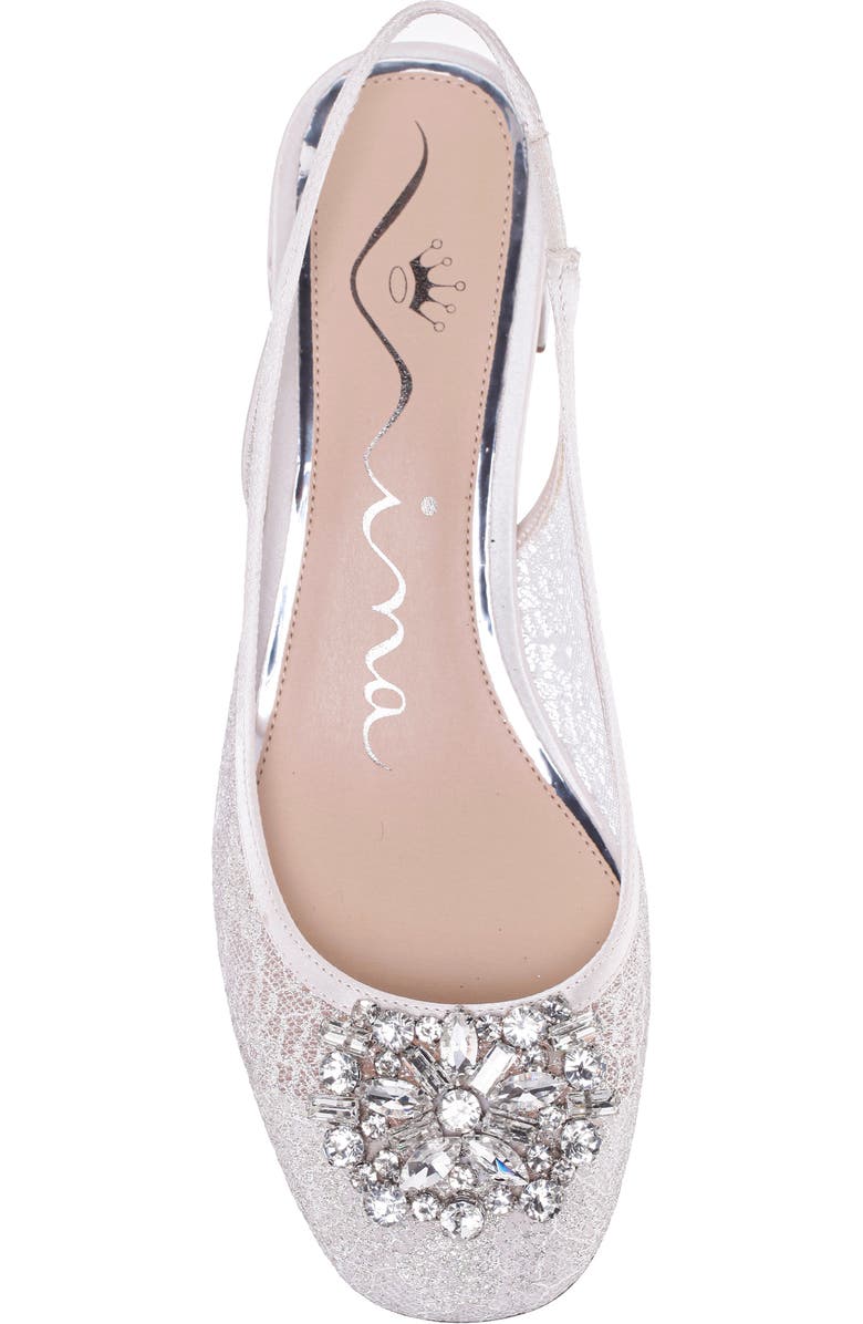 Nina Klara Slingback Pump, Alternate, color, Ivory