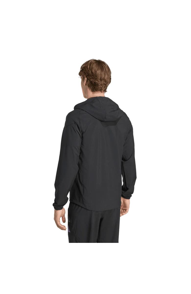 adidas Men's adidas Black Manchester United 2025/26 Tiro Vis Tech Travel Jacket, Alternate, color, Black