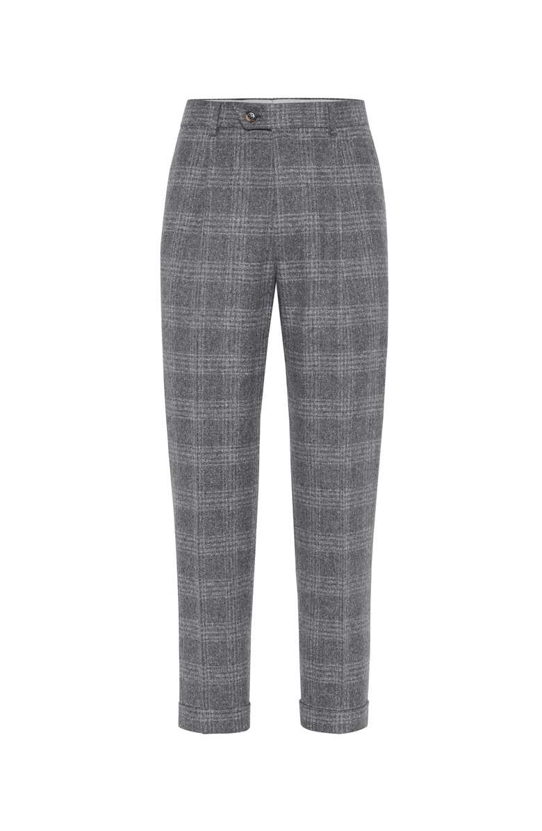 Brunello Cucinelli Silk, wool and cashmere trousers, Main, color, 