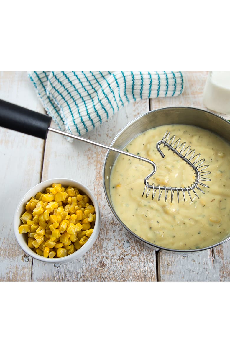 Rada Cutlery Handi-Stir Whisk with Spring Face, Alternate, color, Black