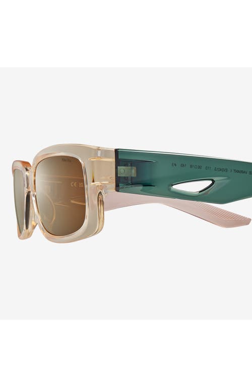 Nike Variant I 56mm Rectangle Sunglasses In White
