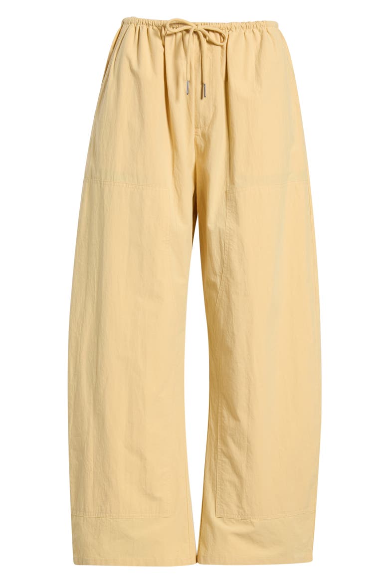 Theo Cotton Drawstring Pants, Alternate, color, LIGHT TUMERIC